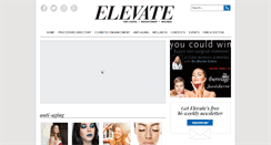 Desktop Screenshot of elevatemagazine.com